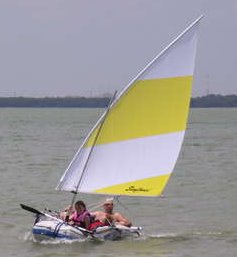 inflatable sailboat sail